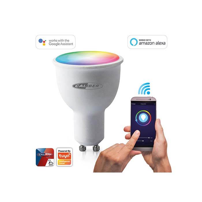Caliber GU10 Smart Home LED-Glühbirne mehrfarbig