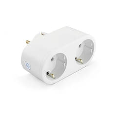 Caliber WLAN Smart-Home-Stecker mit 2 Ausgängen