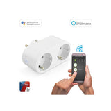Caliber WLAN Smart-Home-Stecker mit 2 Ausgängen