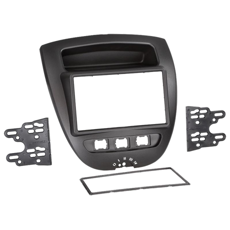 2-DIN Rahmen für Aygo, C1 und Peugeot 107 2004-2014