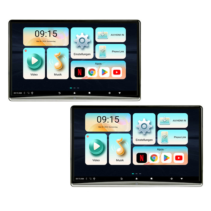 Ampire Set mit zwei 12,4"-Android-Bildschirmen