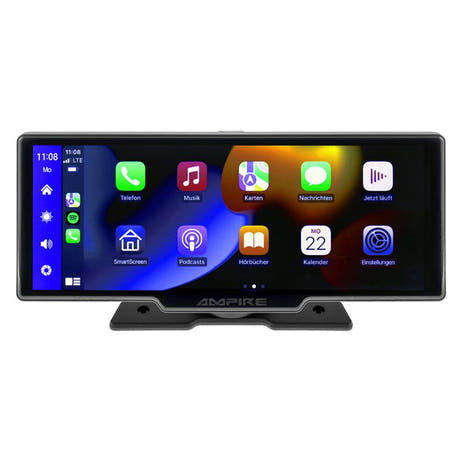 Ampire 10" Monitor mit CarPlay Android Auto AHD Dashcam