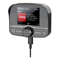 Ampire Freisprecheinrichtung mit DAB+ und A2DP-Streaming