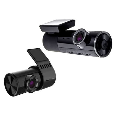Ampire 12V+24V Dashcam-Set (vorne+hinten) 2K (QUAD-HD)