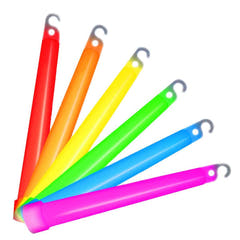25 Stk. Knicklichter 6'' mit Schnur (Lila)