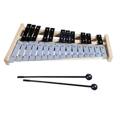 V-TONE DC27 Chromatische Glockenspiele für Kinder – 27 Töne mit Etui und Schlägeln