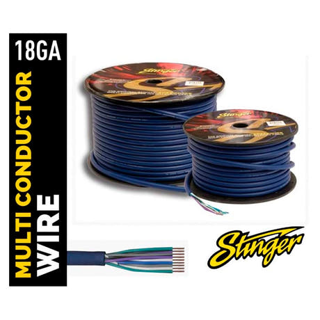 Stinger 9-adriges Lautsprecherkabel, 76,2 m Rolle