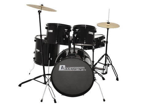 DiMavery DS-200 Schlagzeug, Schwarz