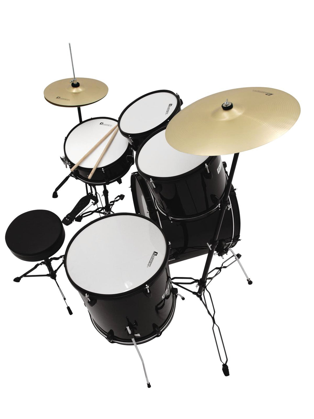 DiMavery DS-200 Schlagzeug, Schwarz