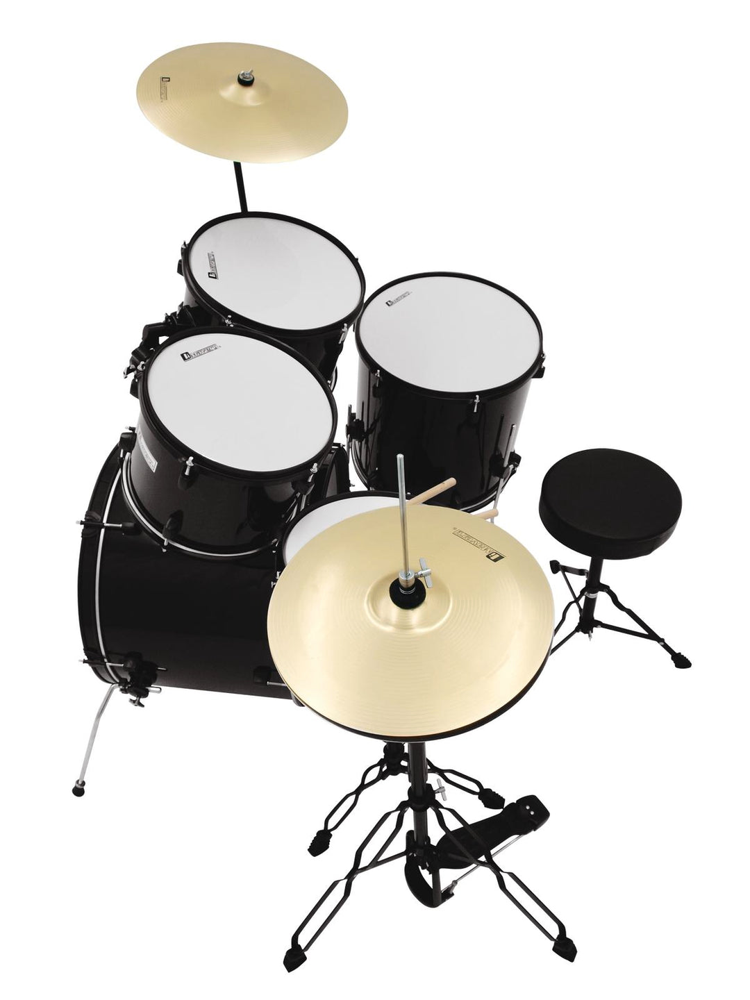 DiMavery DS-200 Schlagzeug, Schwarz