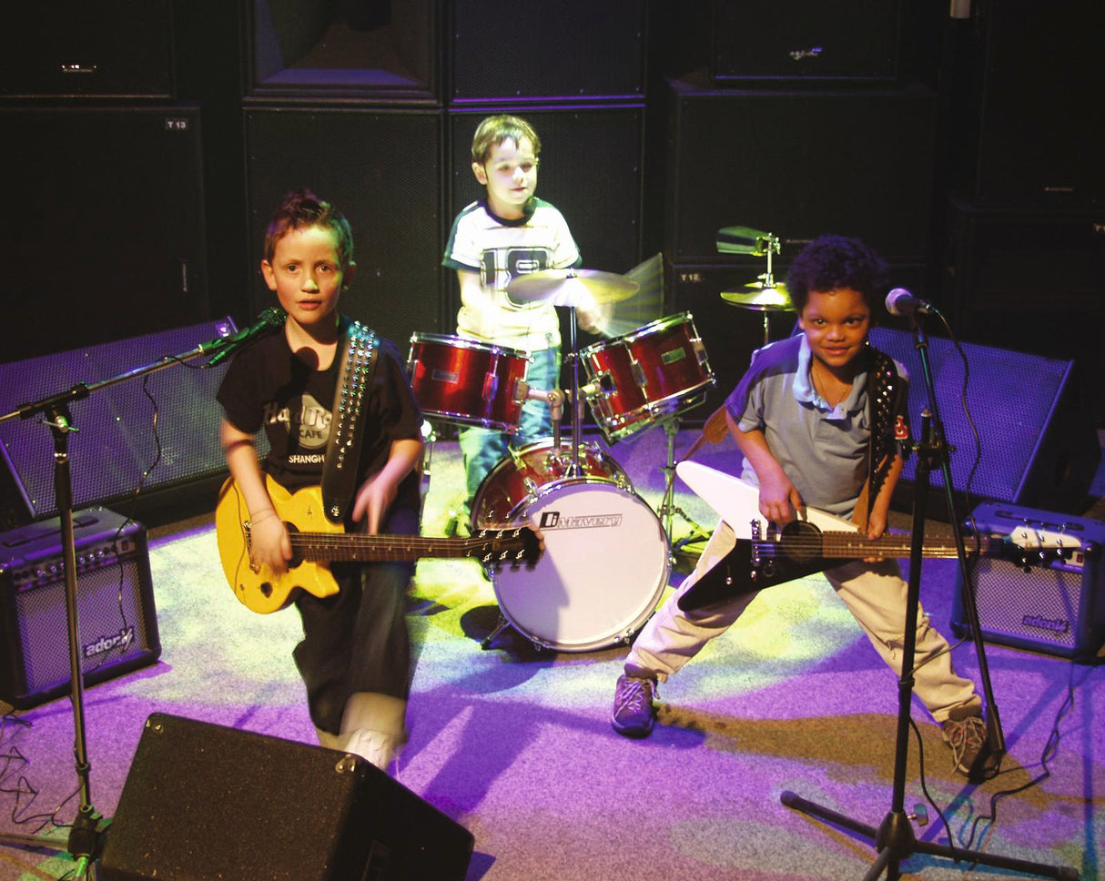 DiMavery JDS-305 Kids Drum Set, red