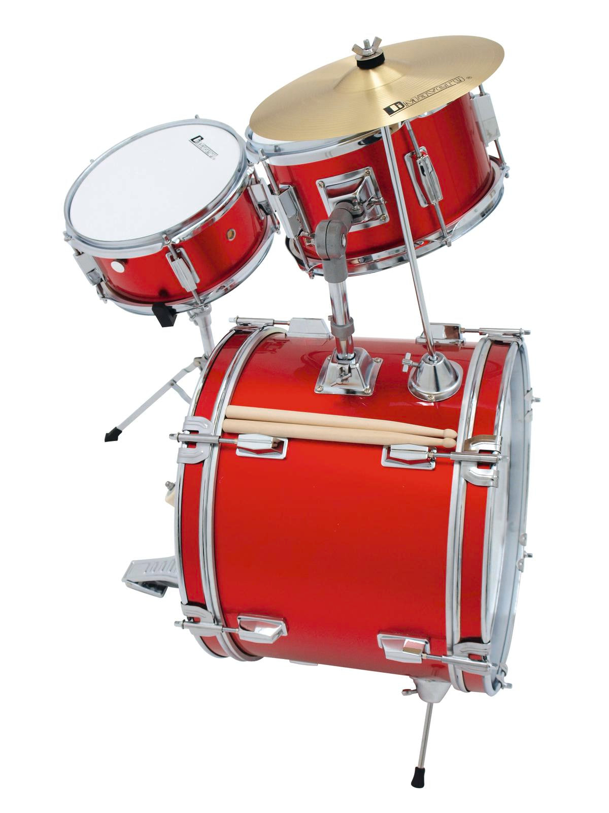 DiMavery JDS-203 Kids Drum Set, red