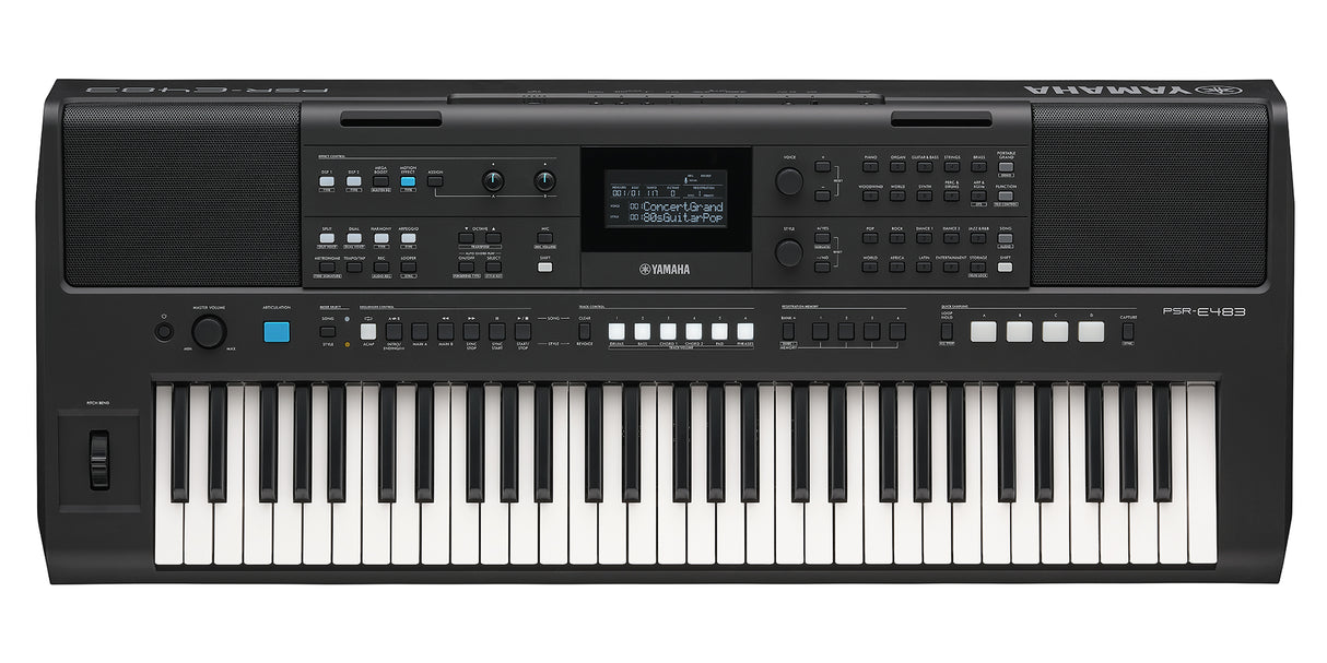Yamaha PSR-E483 Keyboard (Sort)