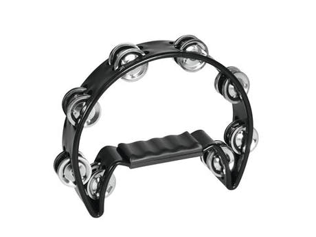 DiMavery TN-2 Plastik Tamburin (Schwarz)