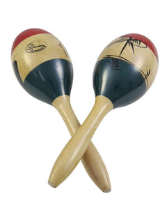 DiMavery Maracas Jamaika, Holz 2 Stk