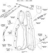 GEWA Cello case Idea Original Carbon 2.9 - Komplettverschluss