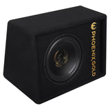 Phoenix Gold 10" aktiver Subwoofer mit Kabeln & Fernbedienung