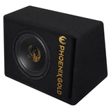 Phoenix Gold 10" aktiver Subwoofer mit Kabeln & Fernbedienung