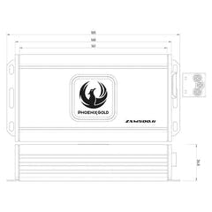 Phoenix Gold 1x500W CLASS-D "mini"-Verstärker