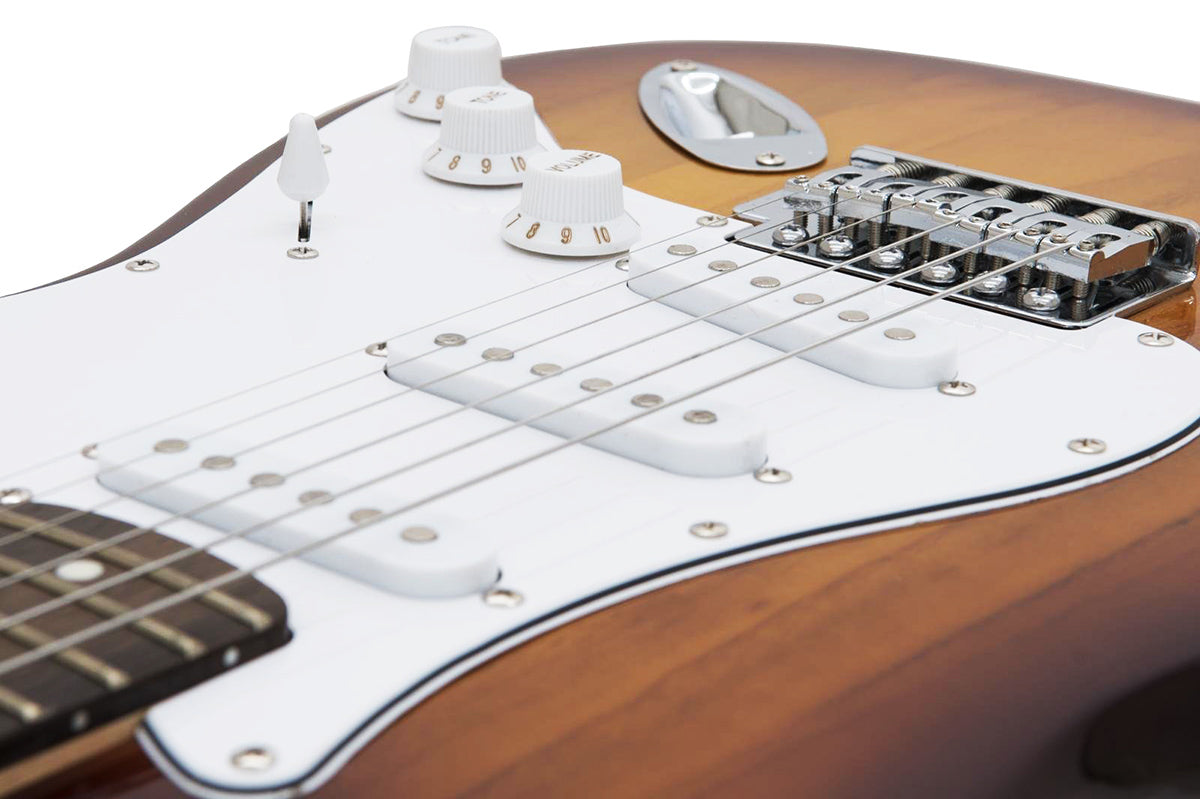 DiMavery ST-203 E-Gitarre (Sunburst)