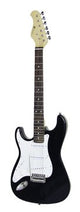 DiMavery ST-203 E-Gitarre LH (Schwarz)
