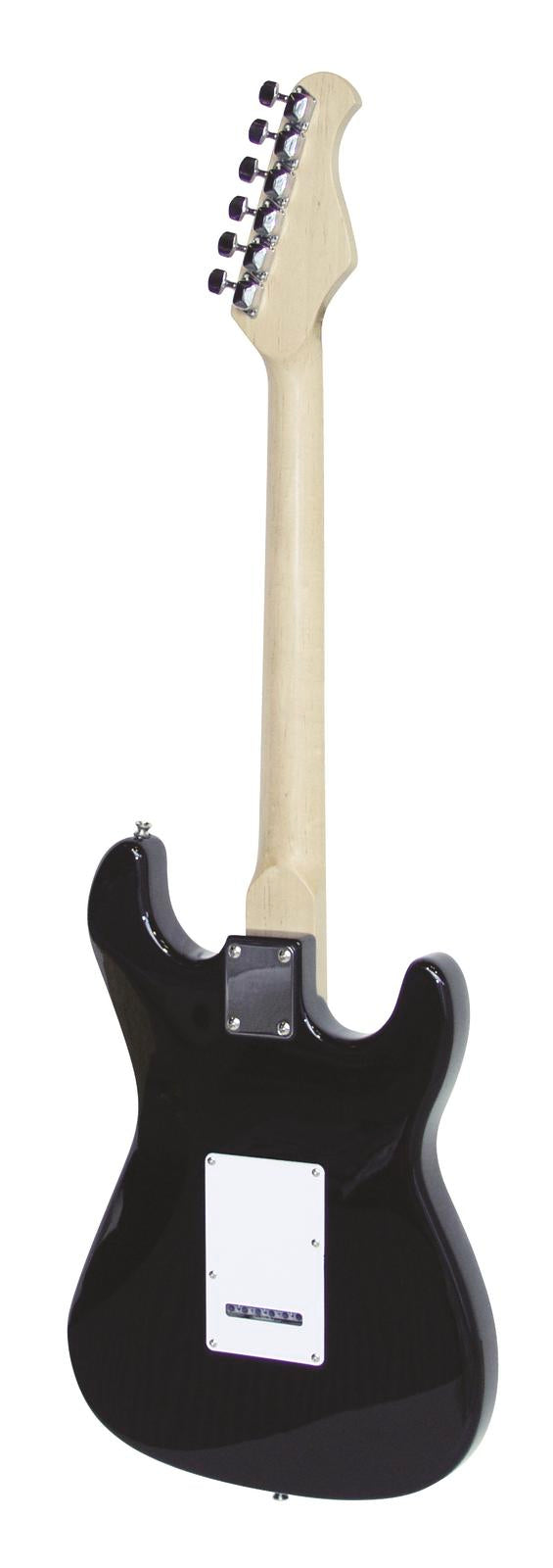 DiMavery ST-203 E-Gitarre LH (Schwarz)