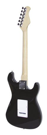 DiMavery ST-203 E-Gitarre LH (Schwarz)