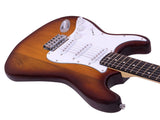DiMavery ST-203 E-Gitarre LH (Sunburst)