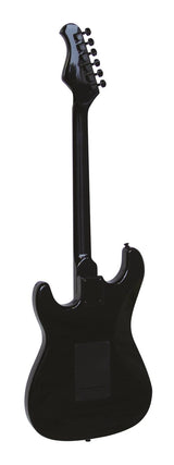 DiMavery ST-203 E-Gitarre (Gothic Schwarz)