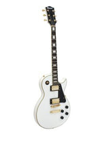 DiMavery LP-520 E-Gitarre (Weiß/Gold)