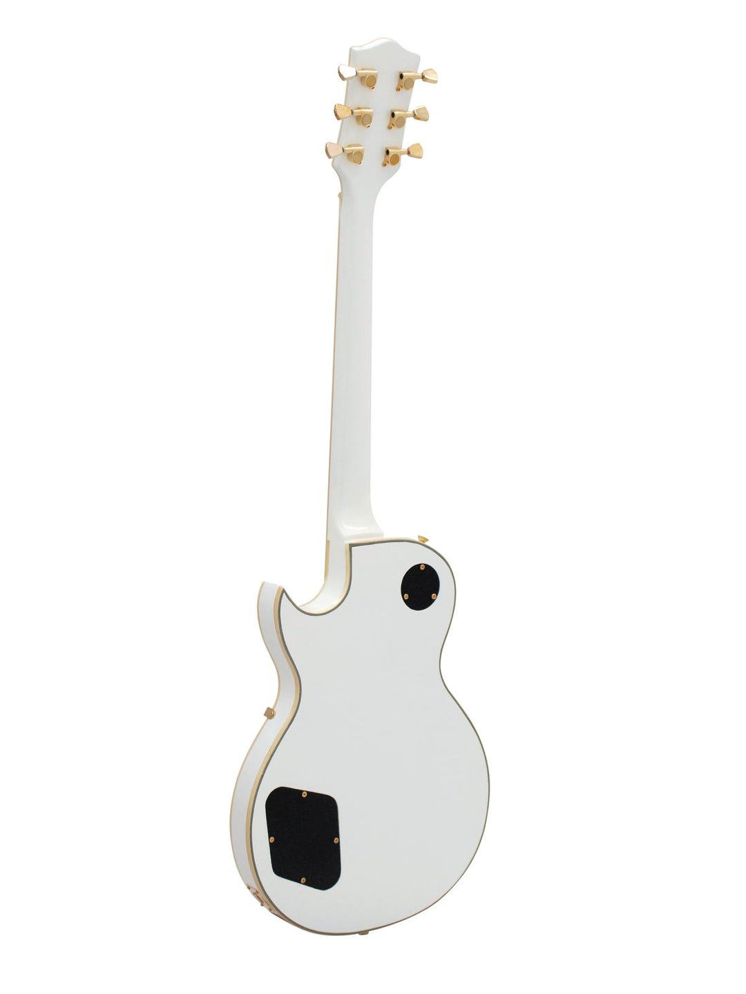 DiMavery LP-520 E-Gitarre (Weiß/Gold)