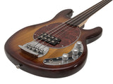 DiMavery MM-501 E-Bass, Fretless, Tobacco
