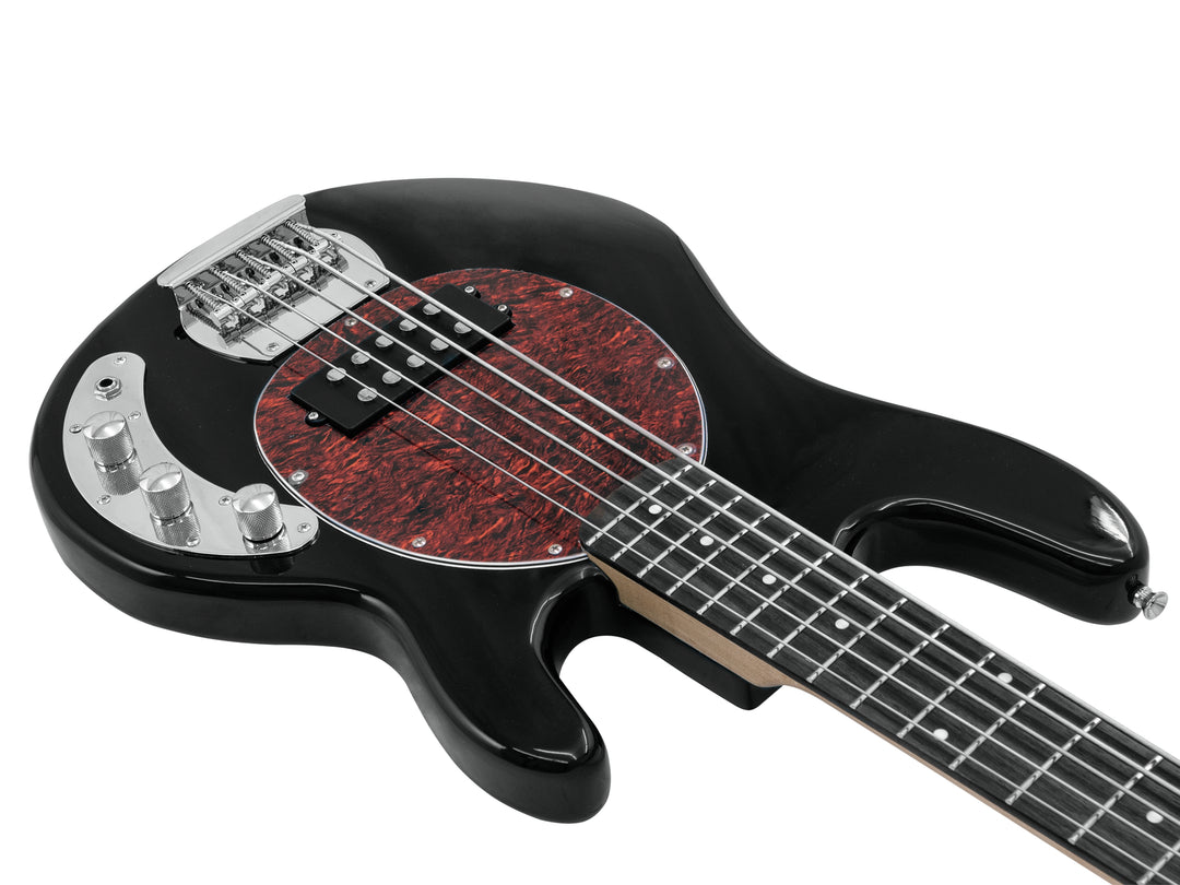 DiMavery MM-505 E-Bass, 5-saitig, Schwarz