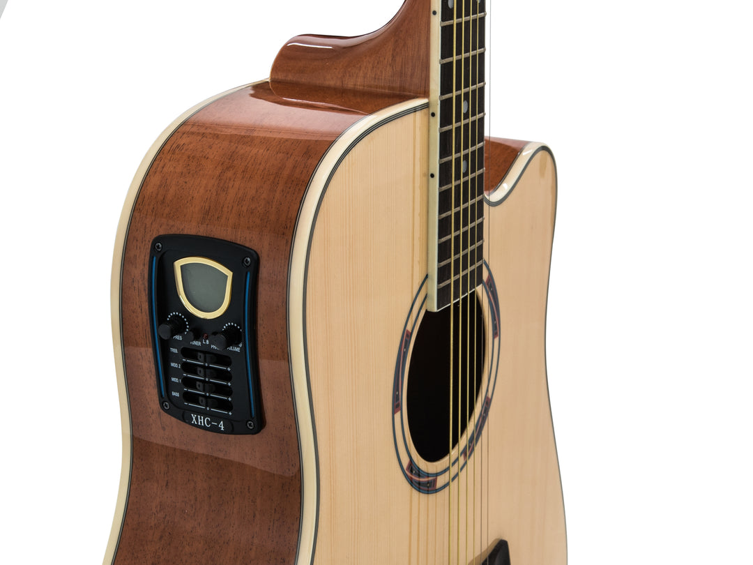 DiMavery DR-520 Westerngitarre (Natur)