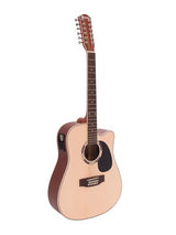 DiMavery DR-612 Western Guitar 12-strenget - Natur