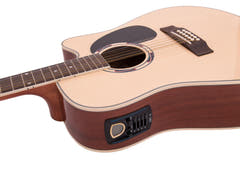 DiMavery DR-612 Westerngitarre 12-saitig (Natur)