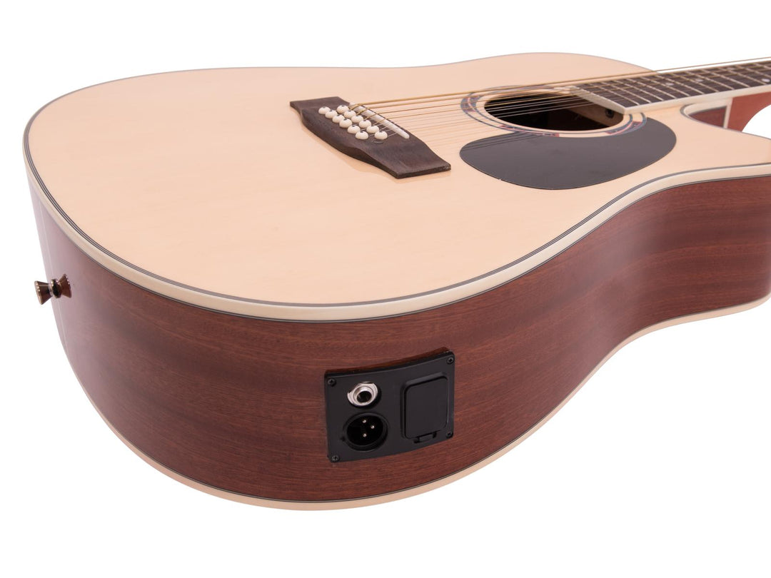 DiMavery DR-612 Westerngitarre 12-saitig (Natur)