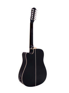DiMavery DR-612 Westerngitarre 12-saitig (Schwarz)