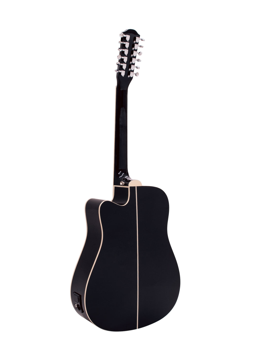 DiMavery DR-612 Westerngitarre 12-saitig (Schwarz)