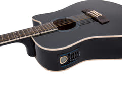 DiMavery DR-612 Westerngitarre 12-saitig (Schwarz)