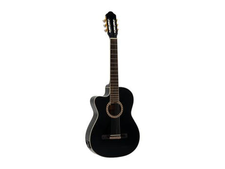 DiMavery CN-600L Konzertgitarre (Schwarz)