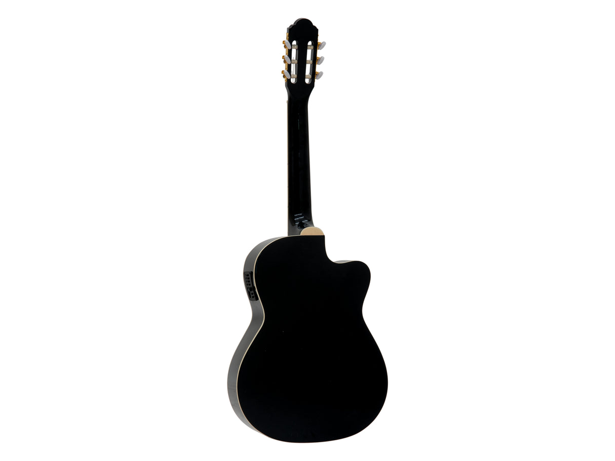 DiMavery CN-600L Konzertgitarre (Schwarz)