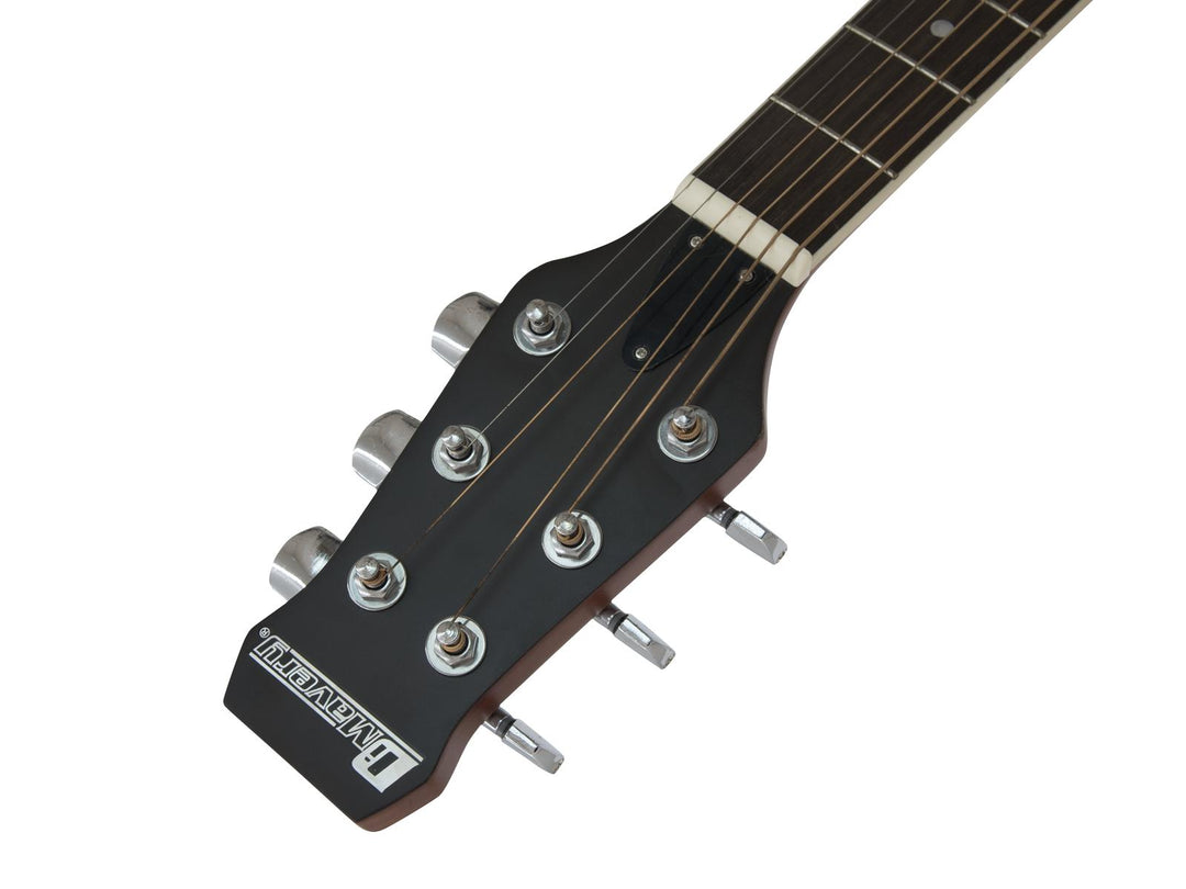 DiMavery RB-300 Roundback Gitarre (Schwarz)
