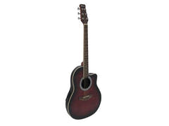 DiMavery RB-300 Roundback Gitarre (Rot)