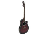 DiMavery RB-300 Roundback Gitarre (Rot)