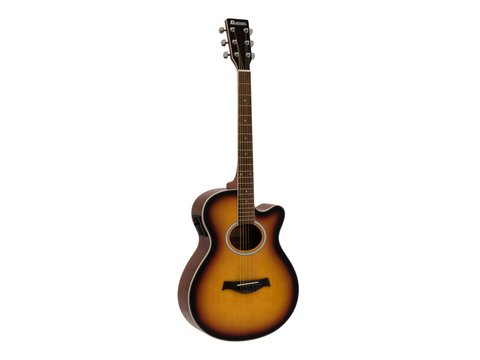 DiMavery AW-400 Westerngitarre (Sunburst)