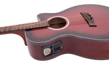 DiMavery AW-400 Westerngitarre (Rot burst)
