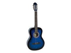 DiMavery AC-303 Konzertgitarre (Blau burst)