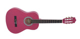 DiMavery AC-303 Classical Guitar 3/4, pink