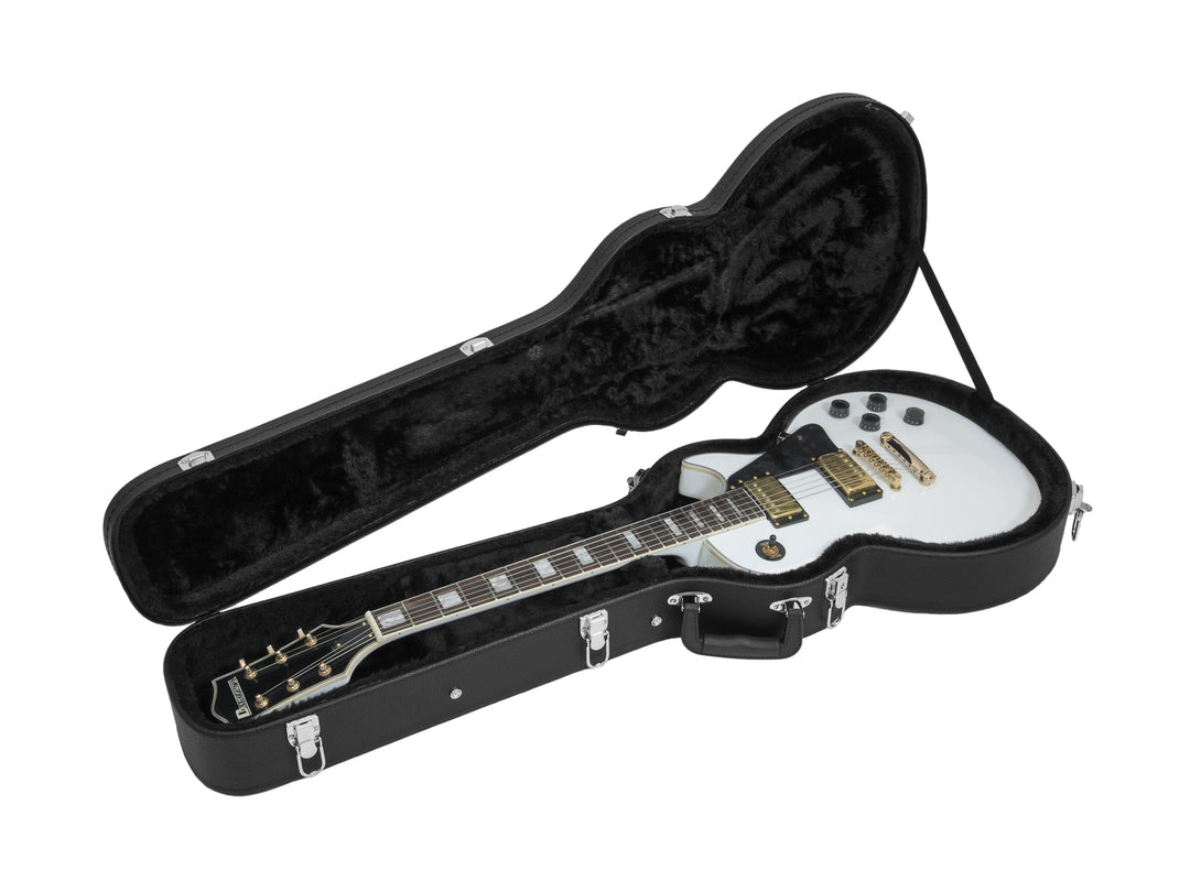 DiMavery Flightcase E-Gitarre LP, Schwarz